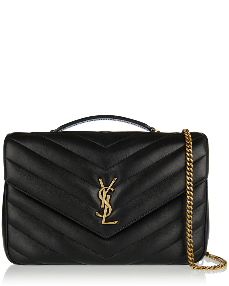 Оригінальна Loulou Large Matelassé Leather Shoulder Bag Saint laurent