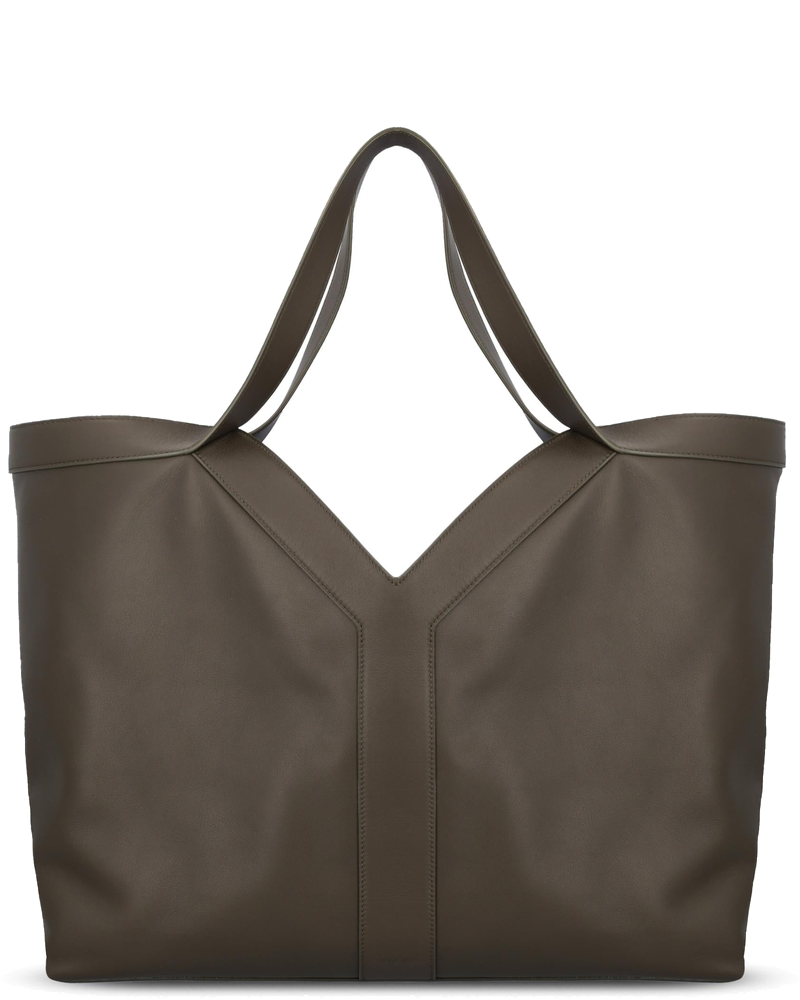 Tote Bag Y Oversize In Leather Saint laurent – Гарантія оригінальності