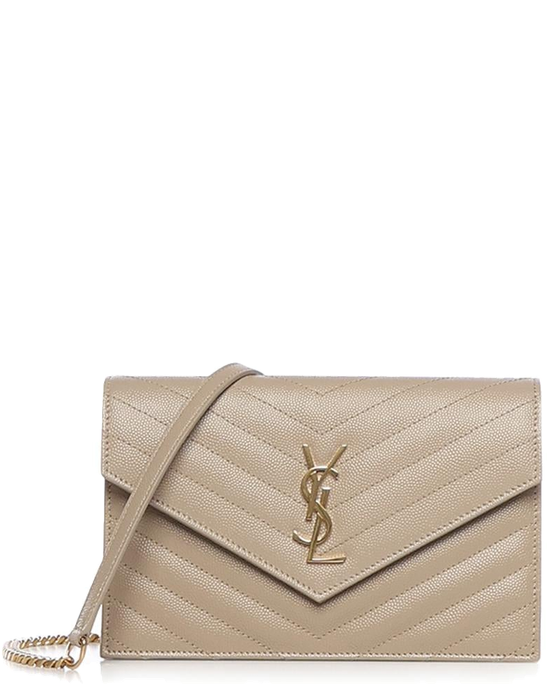 Оригінальна Pochette Envelope Con Catena Cassandre In Pelle Saint laurent