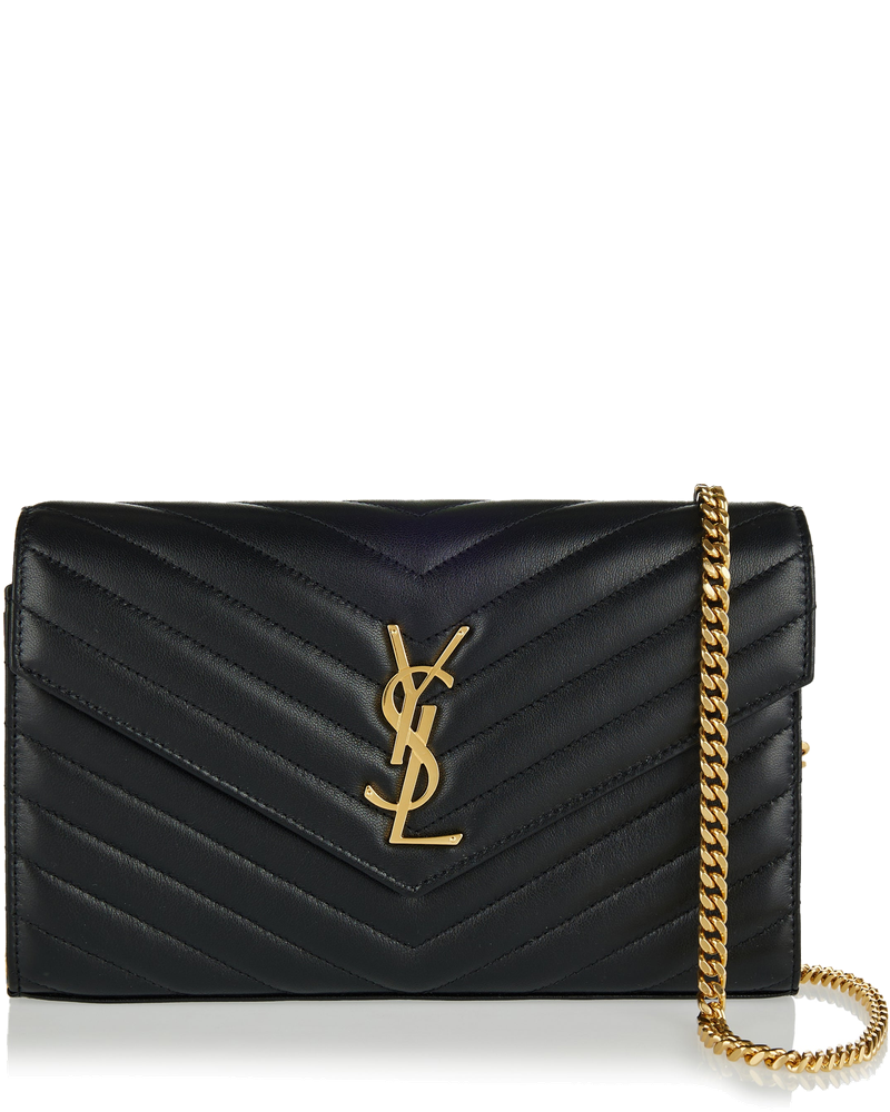 Оригінальна Cassandre Leather Chain Wallet Saint laurent