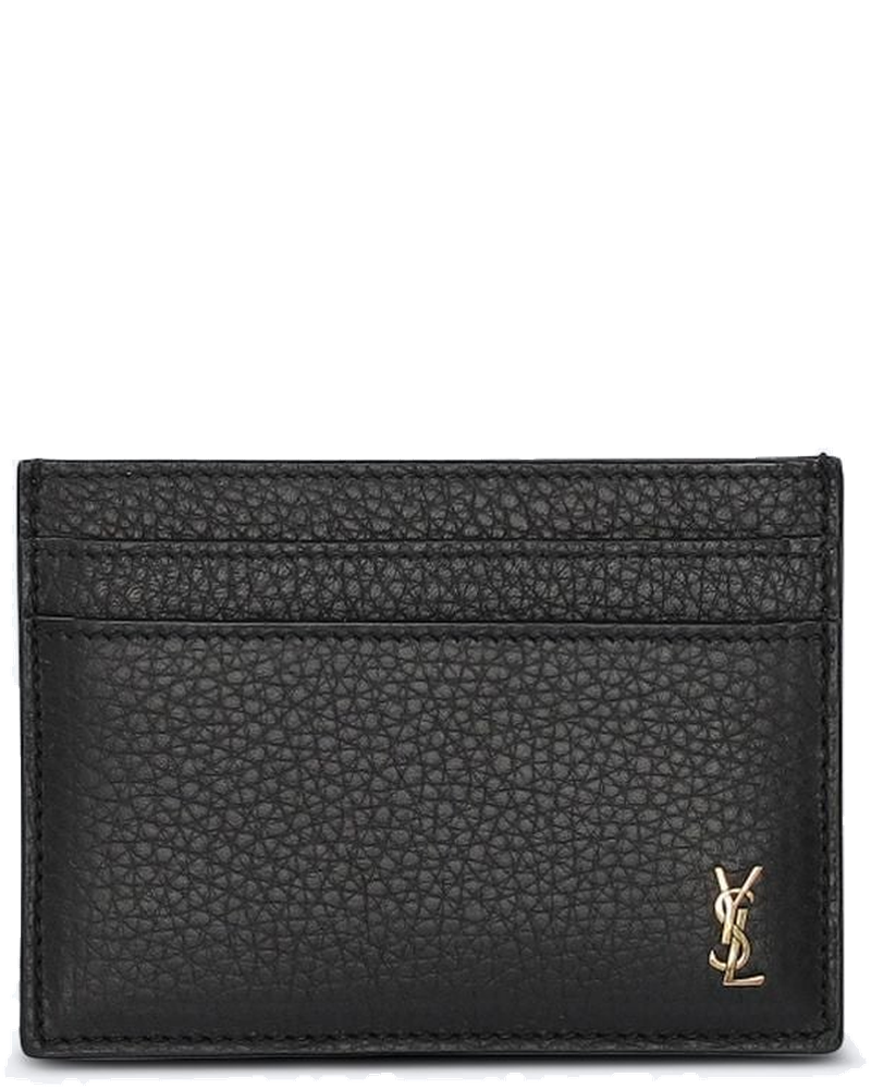 Оригінальна Tiny Cassandre Leather Credit Card Wallet Saint laurent