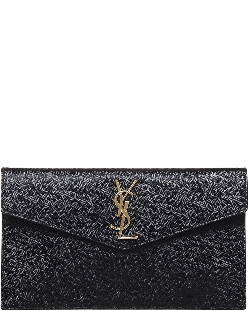 Оригінальна Pochette Uptown In Pelle Goffrata Grain De Poudre Saint laurent