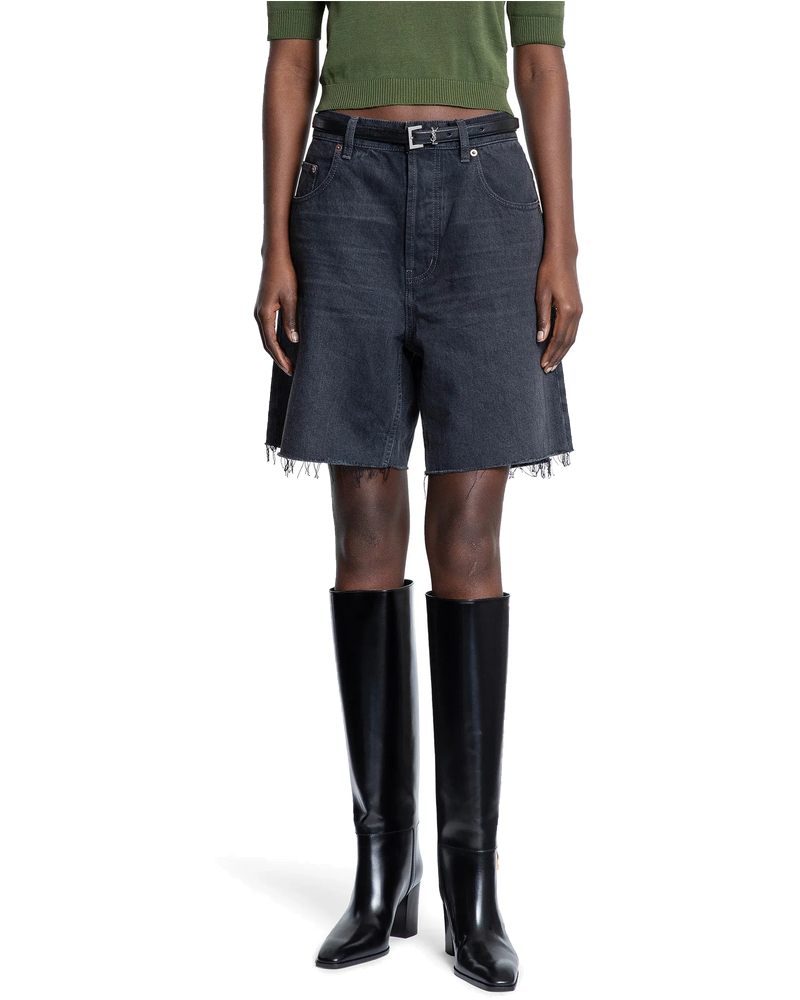 Bermuda Shorts In Denim Saint laurent оригінал – Купити в Україні