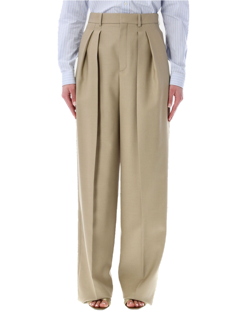 High Waisted Wool Silk Pants Saint laurent – Гарантія оригінальності