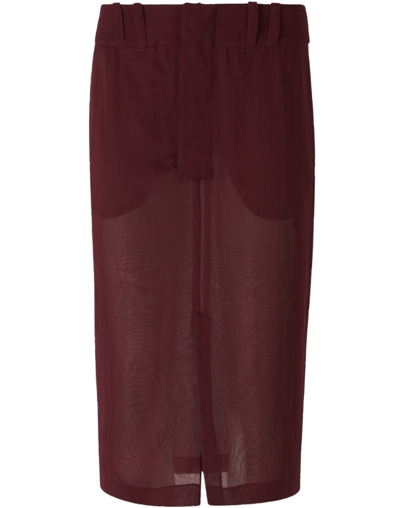 Оригінальна Silk MIDI Skirt Saint laurent