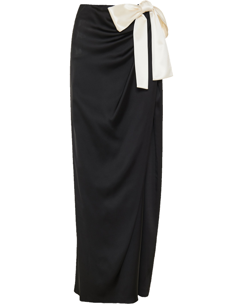 Tied Silk MIDI Skirt Saint laurent оригінал – Купити в Україні