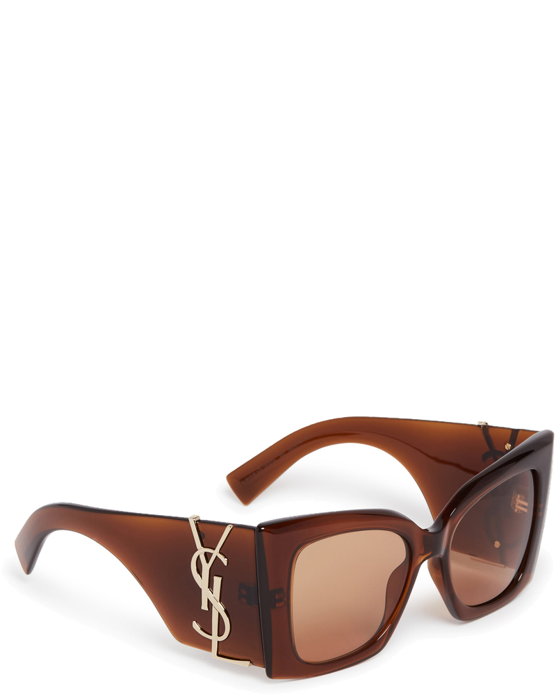 Оригінальна Brown M119 Blaze Crystal Sunglasses Saint laurent