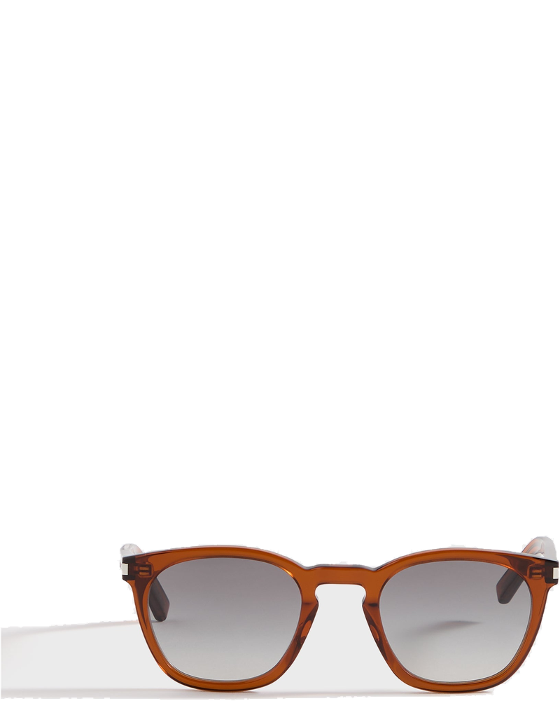 Оригінальна Square Acetate Sunglasses Brown Saint laurent