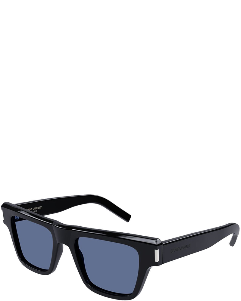 469 Bold Flat Top Sunglasses Black Blue Lens Saint laurent – Гарантія оригінальності
