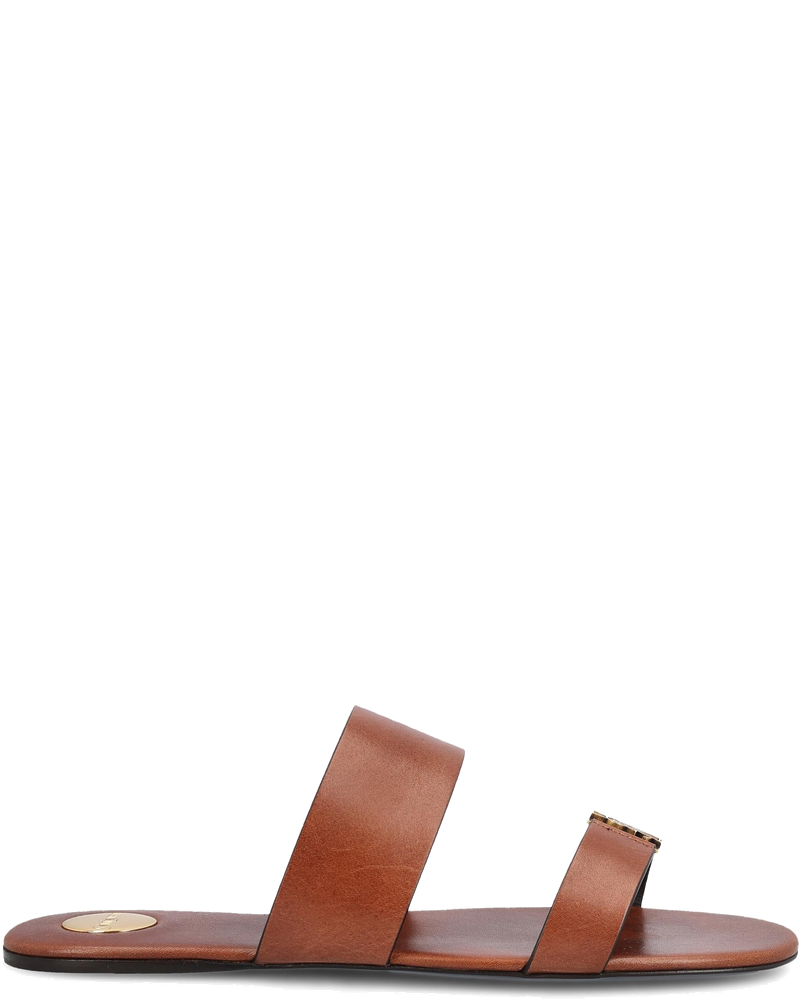 Leather Calfskin Sandals Saint laurent оригінал – Купити в Україні