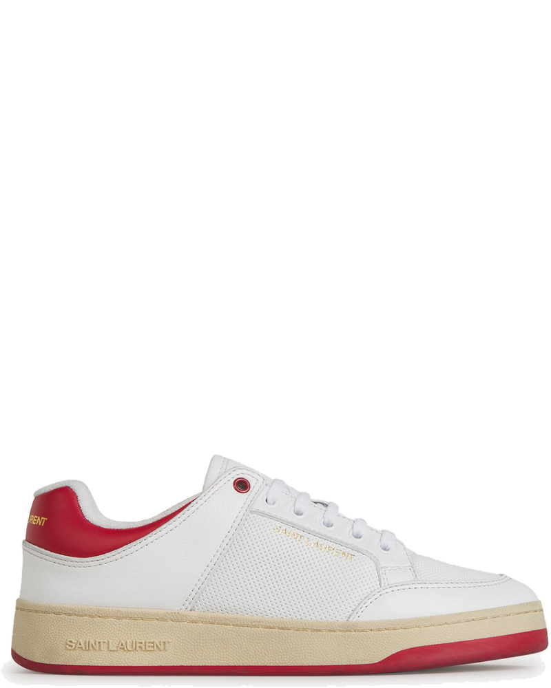 Logo Leather Sneakers Saint laurent оригінал – Купити в Україні