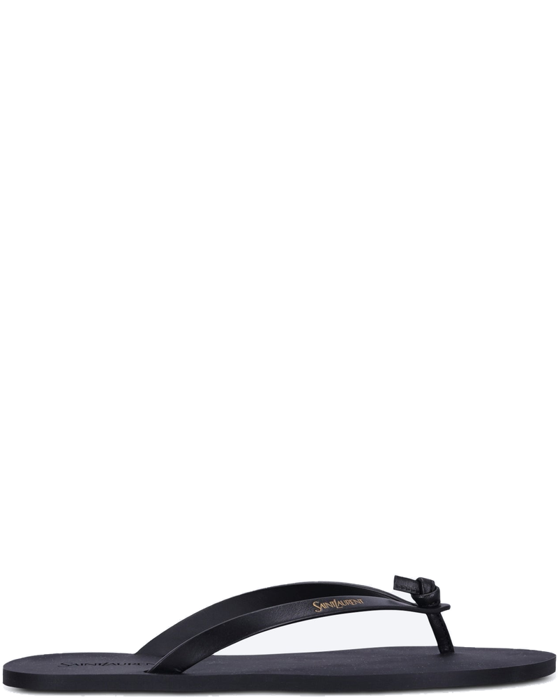 Оригінальна Pool Smooth Leather Flip Flops Saint laurent