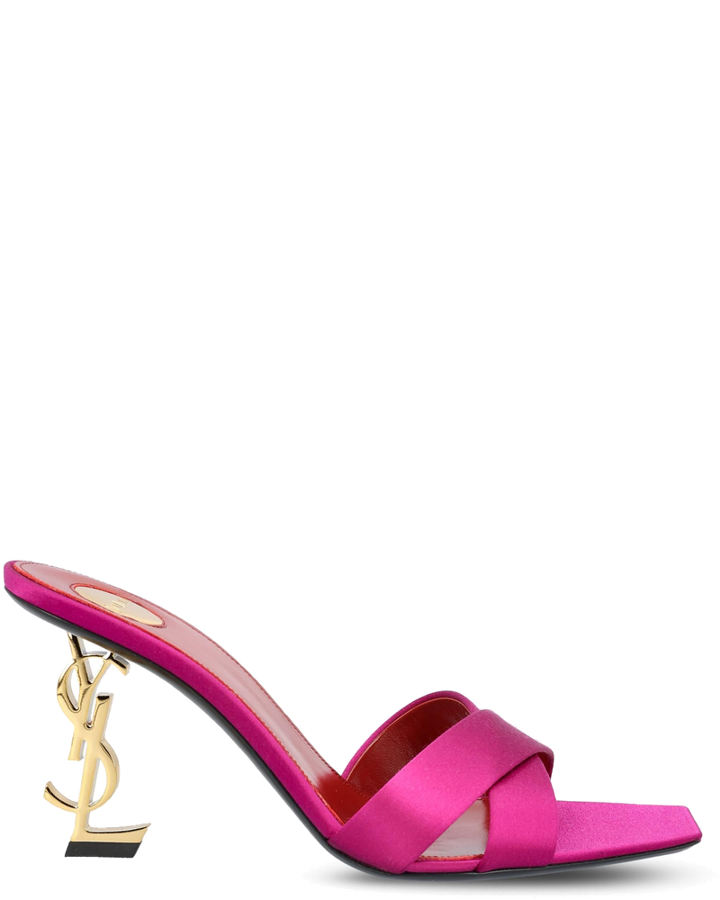 Оригінальна Opyum Mule In Crepe Satin Saint laurent