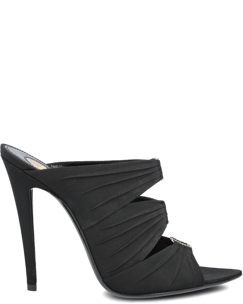 Оригінальна Emilie Satin Crepe Mule Saint laurent