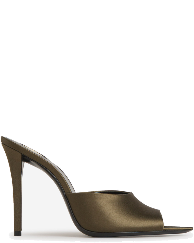 Satin Goldie Mules Saint laurent – Гарантія оригінальності