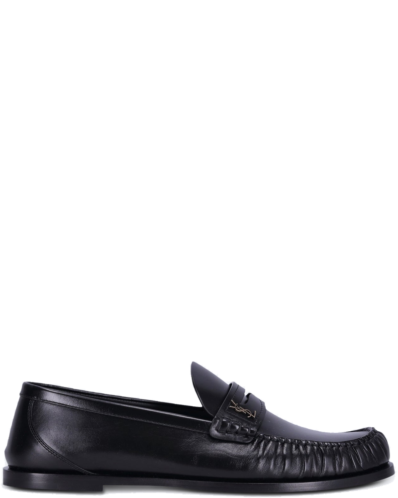 Laurent Smooth Leather Loafers Saint laurent – Гарантія оригінальності