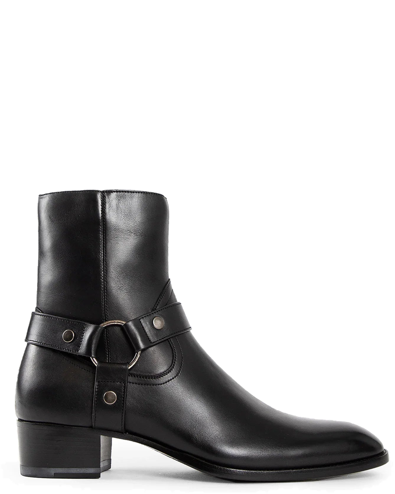 Оригінальна Wyatt Harness Boots In Smooth Leather Saint laurent