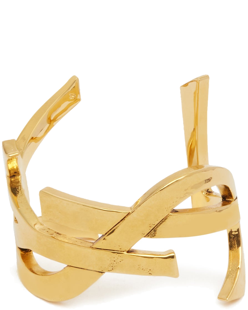 Оригінальна Gold-Tone Cassandre Cuff Bracelet Saint laurent