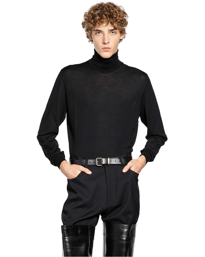 Turtleneck Knitwear In Cotton Saint laurent оригінал – Купити в Україні