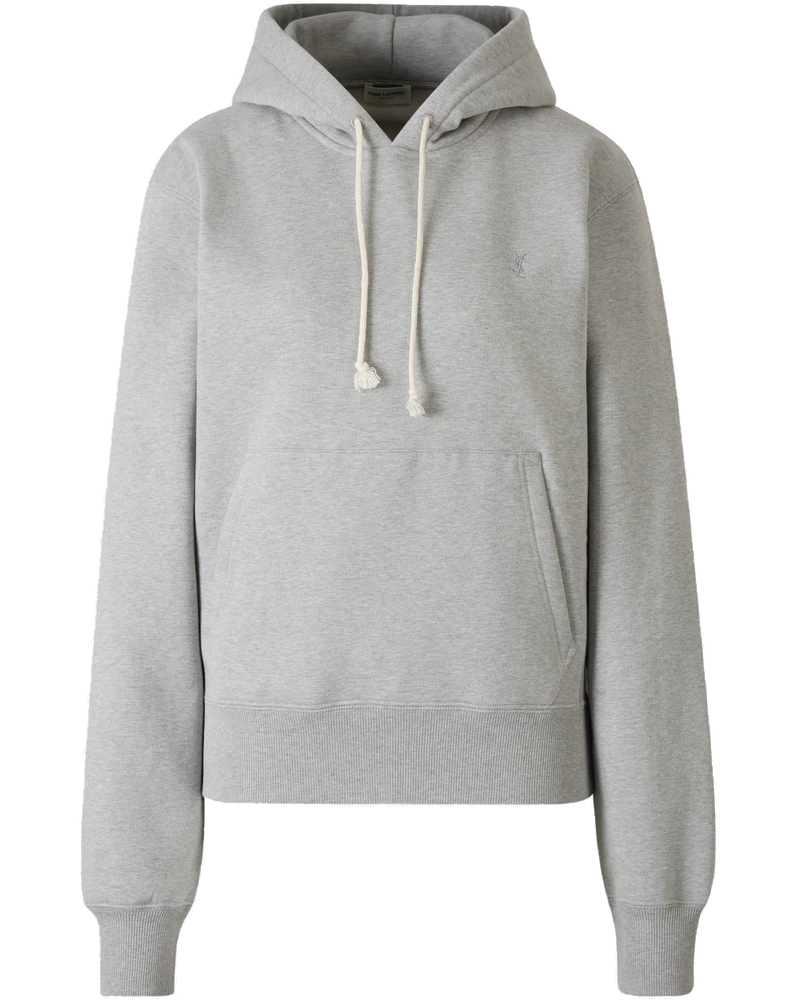 Cotton Logo Hoodie Saint laurent – Гарантія оригінальності