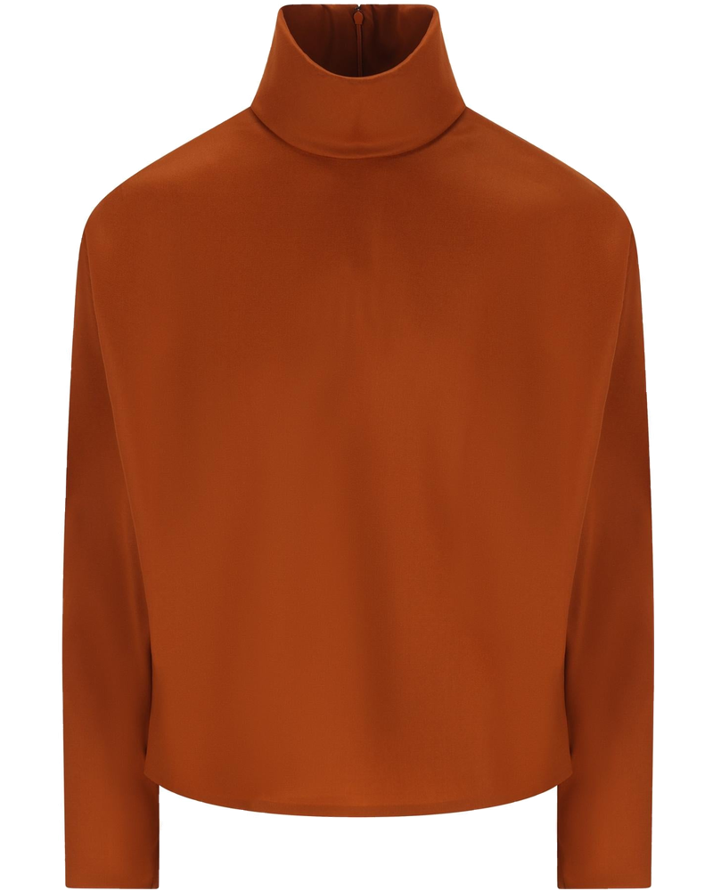 Оригінальна Silk Roll Neck Sweater Saint laurent