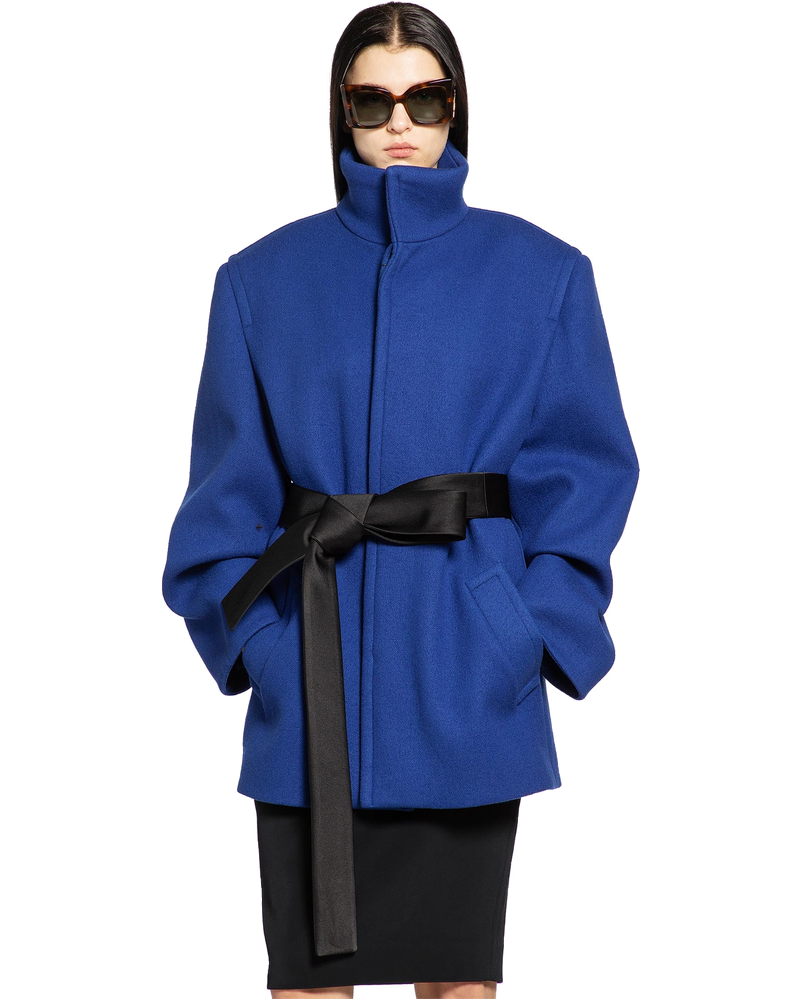 Belted Wool Coat Saint laurent – Гарантія оригінальності