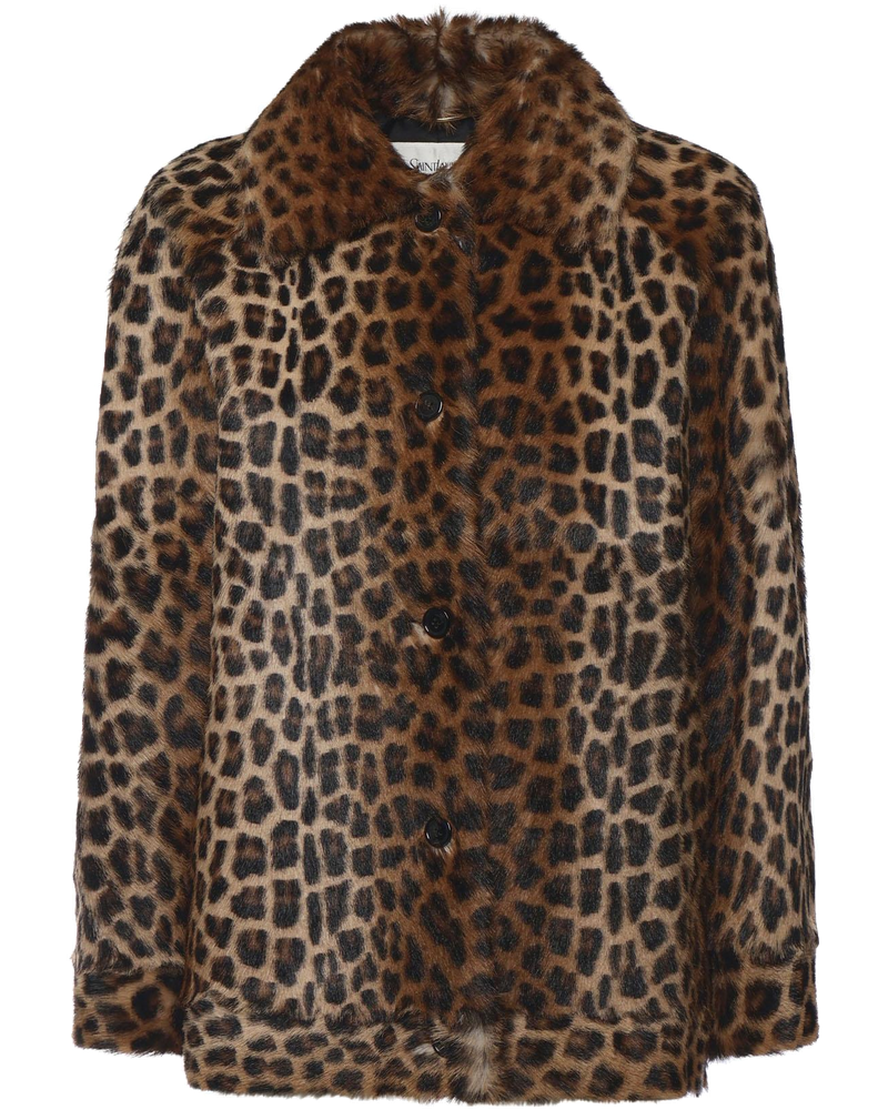 Giacca Con Stampa Leopardata Saint laurent оригінал – Купити в Україні