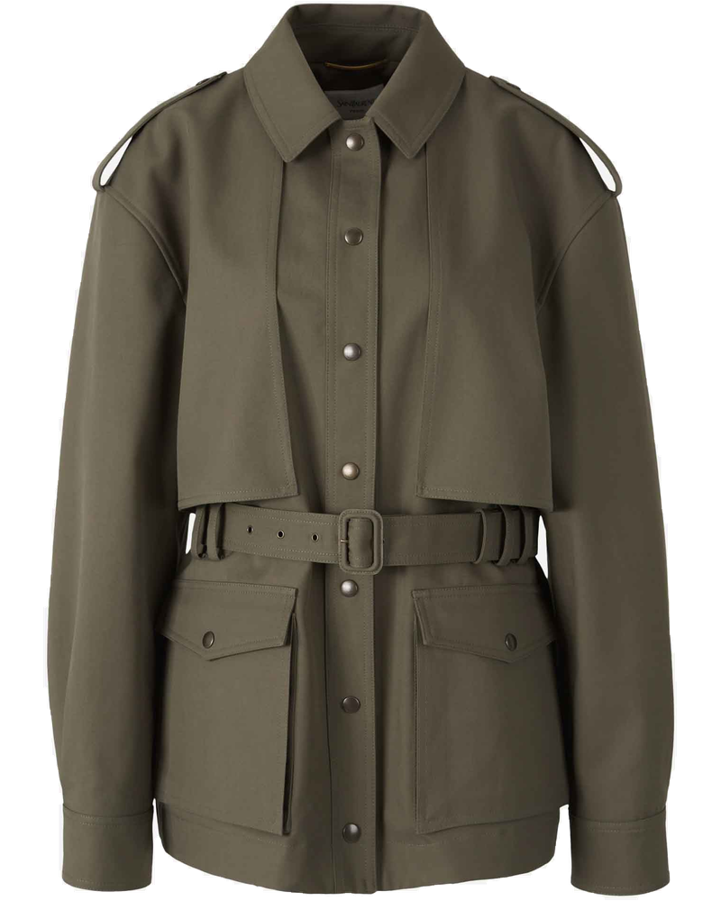 Оригінальна Cotton Saharan Trench Coat Saint laurent