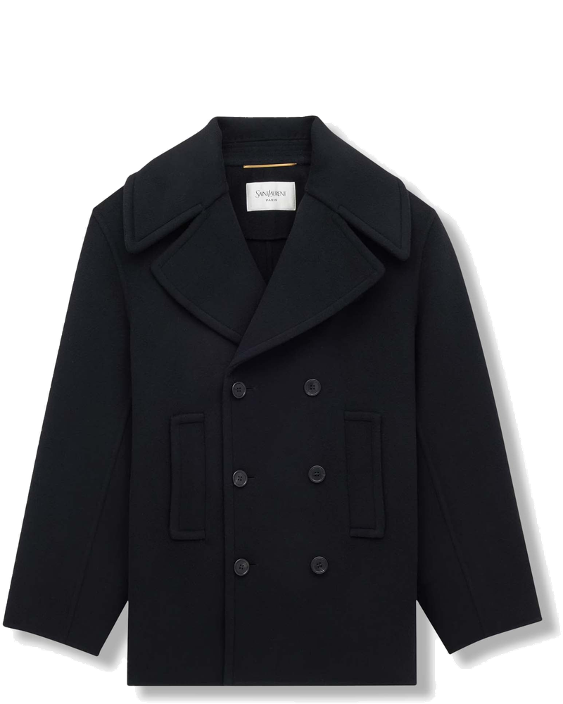 Short Double-Breasted Coat Saint laurent – Гарантія оригінальності