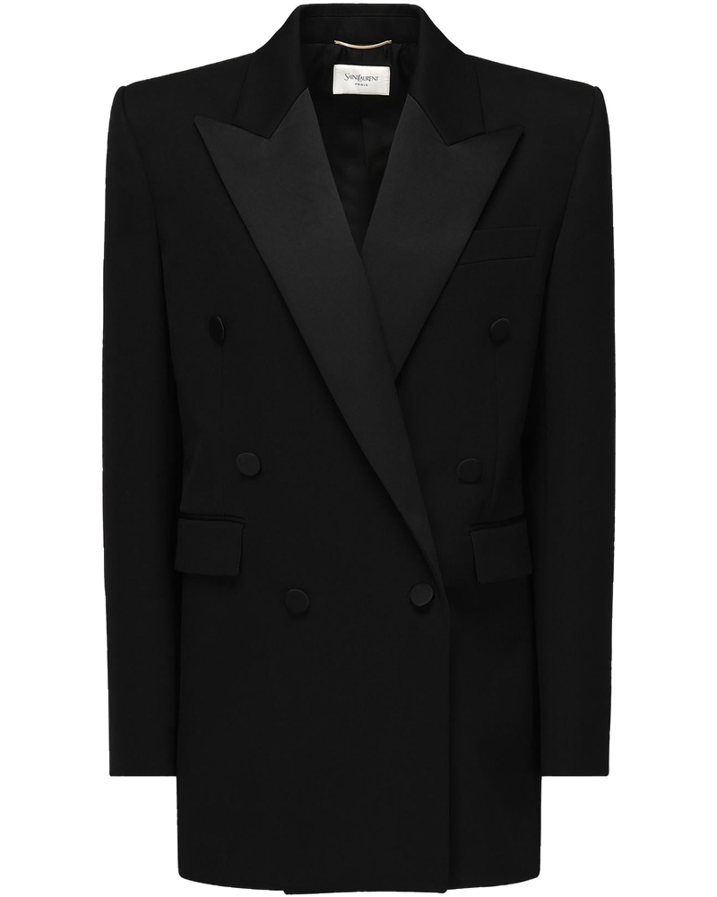 Giacca Smoking In Grain De Poudre Saint laurent – Гарантія оригінальності