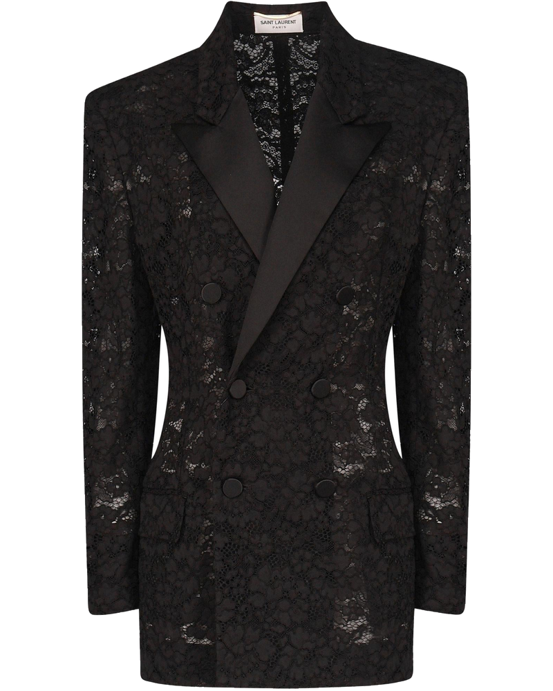 Оригінальна Giacca Smoking In Pizzo Guipure Saint laurent