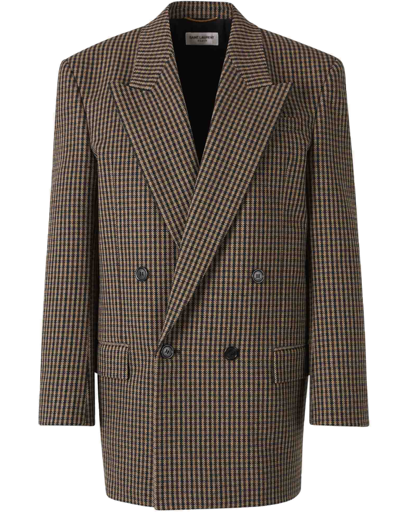 Vichy Motif Blazer Saint laurent – Гарантія оригінальності