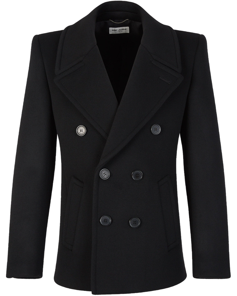 Wrap Wool Coat Saint laurent – Гарантія оригінальності