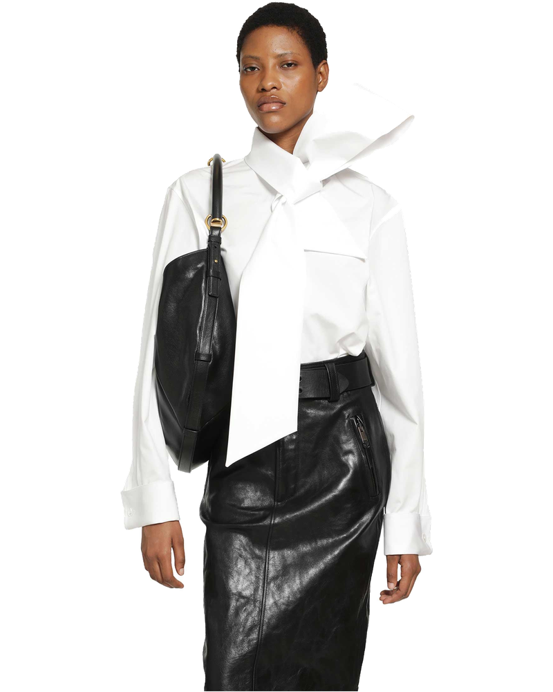 Lavallière Shirt In Cotton Poplin Saint laurent оригінал – Купити в Україні
