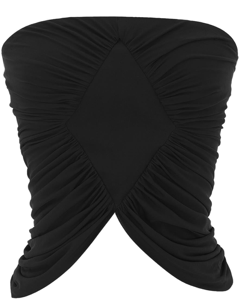 Оригінальна Ruched Bustier Top Saint laurent