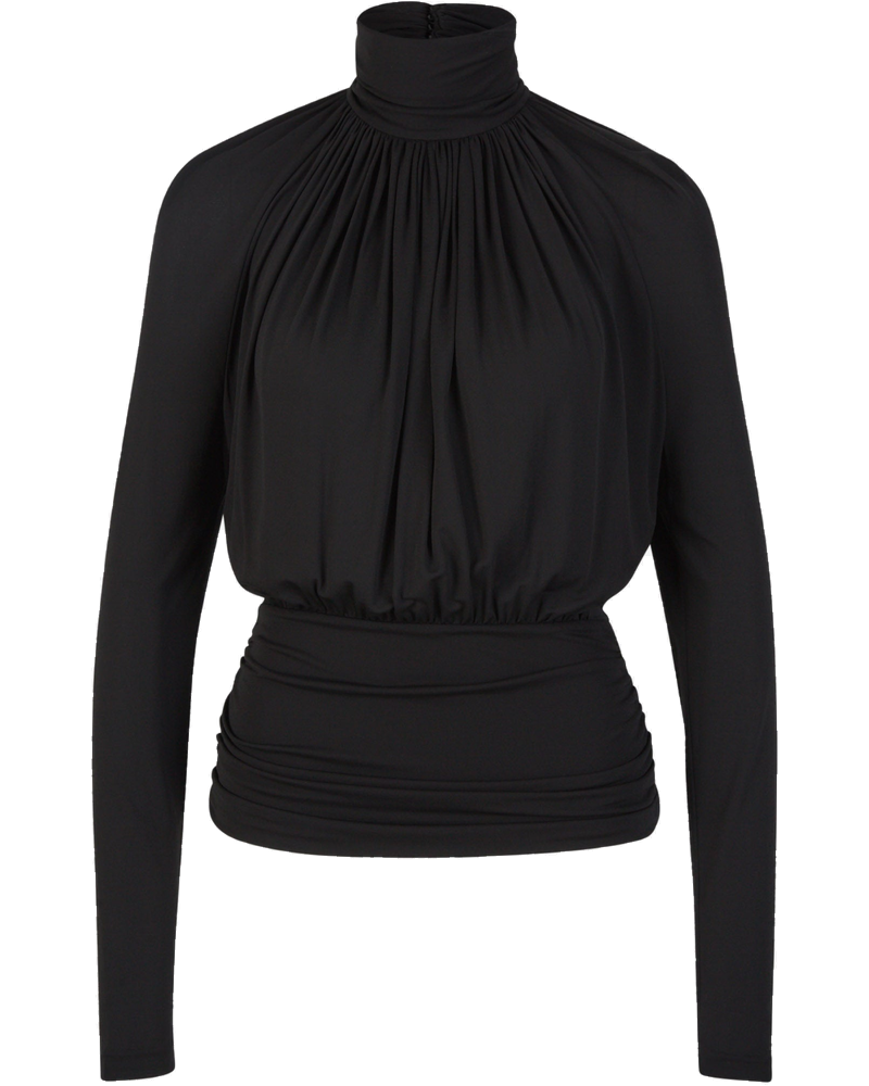 Viscose Gathered Blouse Saint laurent – Гарантія оригінальності