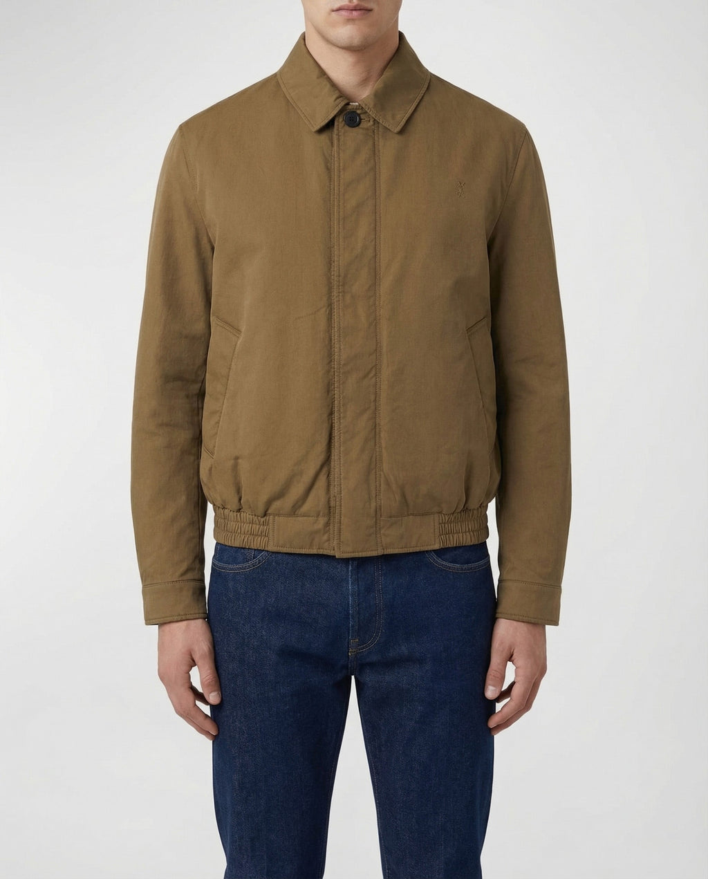 Оригінальна Cassandre Cotton Short Jacket Saint laurent – вид ззаду