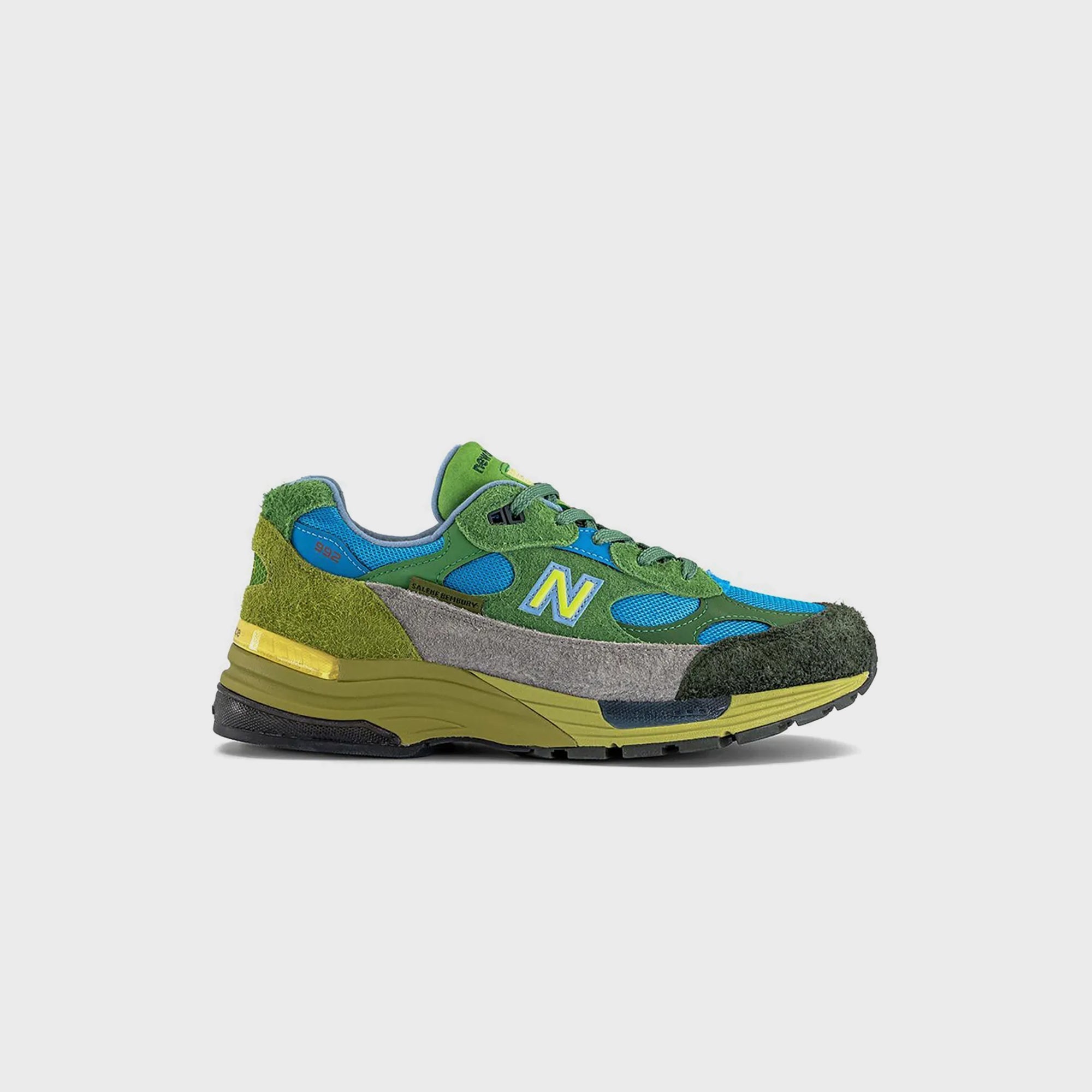X Salehe Bembury Made In Usa 992 Green New balance оригінал – Купити в Україні – боковий вид