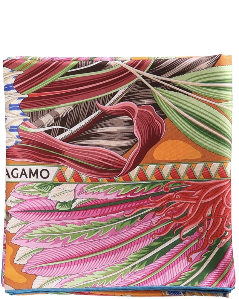 Foulard In Seta Con Stampa Salvatore ferragamo – Гарантія оригінальності