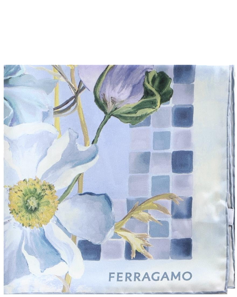 Foulard In Seta Con Stampa Salvatore ferragamo – Гарантія оригінальності