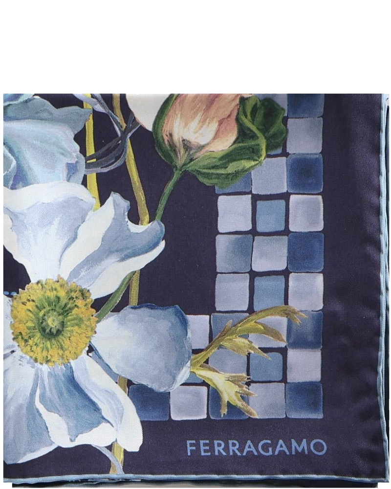 Foulard In Seta Con Stampa Salvatore ferragamo – Гарантія оригінальності