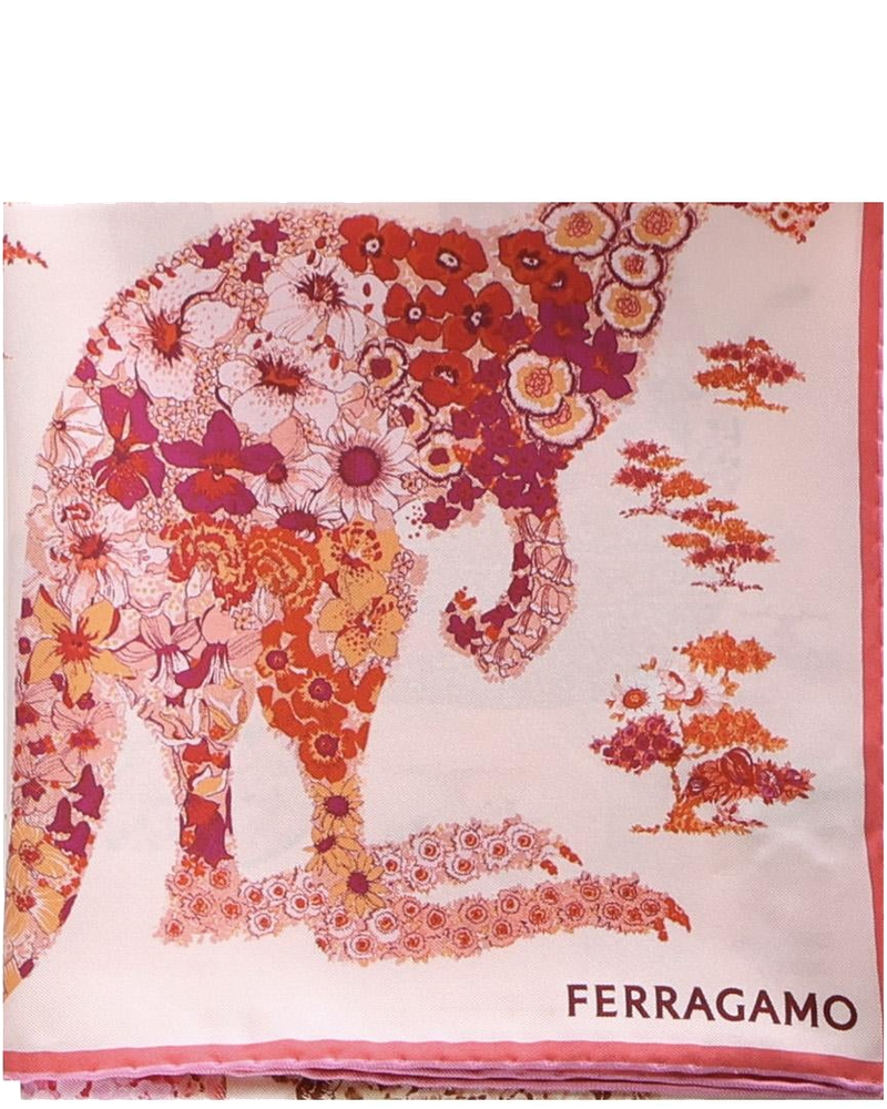 Foulard In Seta Con Stampa Salvatore ferragamo – Гарантія оригінальності