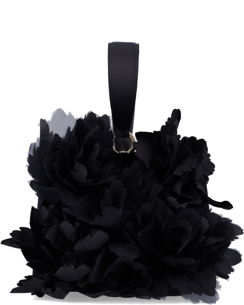 Mini Satin Clutch With Floral Embellishments Salvatore ferragamo оригінал – Купити в Україні