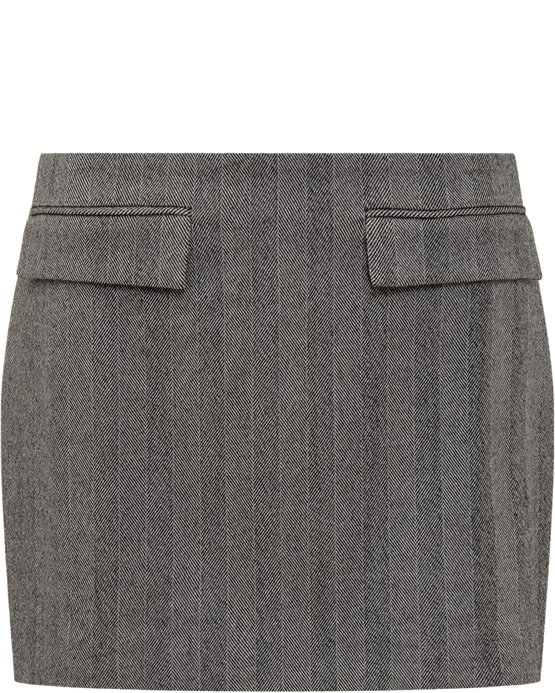 Grey Wool Mini Skirt Salvatore ferragamo оригінал – Купити в Україні