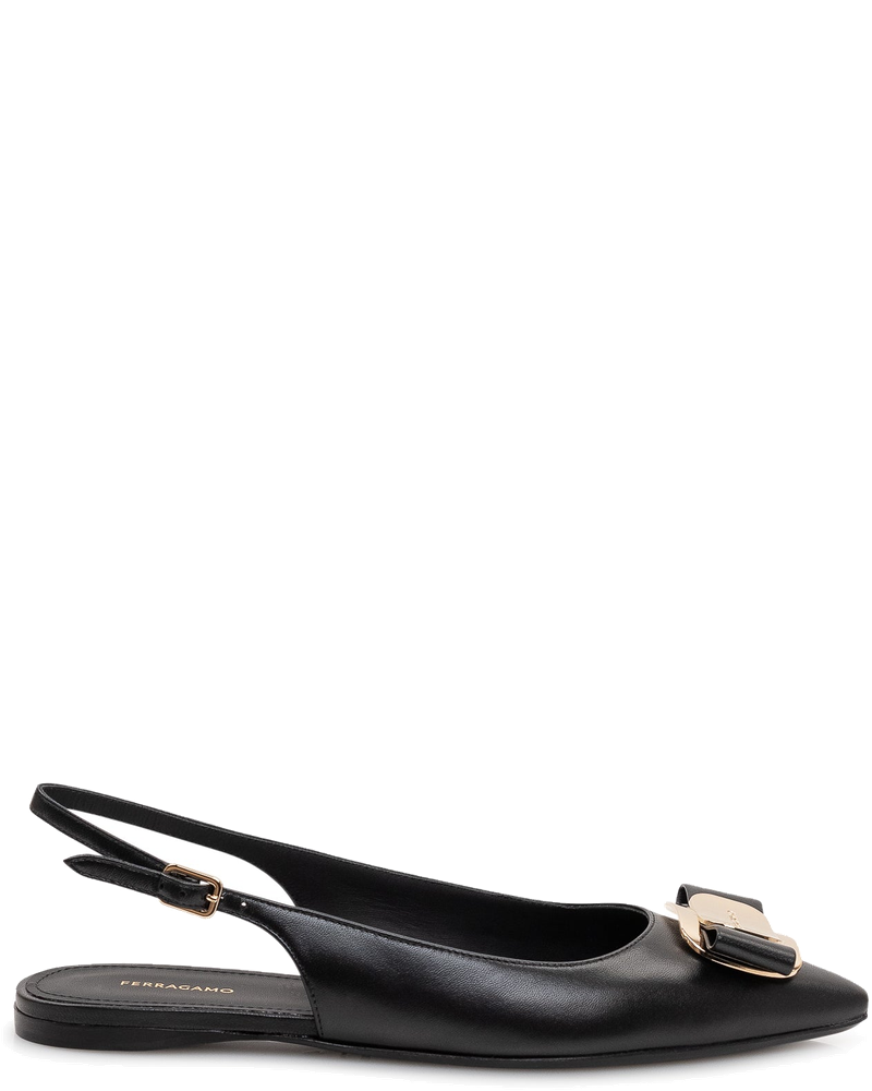 Zelmy Slingback Flat With Bow And Pointed Toe Salvatore ferragamo оригінал – Купити в Україні