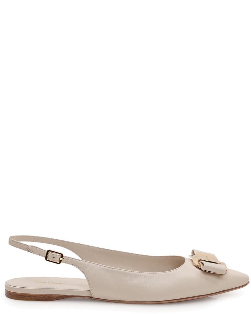 Zelmy Slingback Flat With Bow And Pointed Toe Salvatore ferragamo оригінал – Купити в Україні
