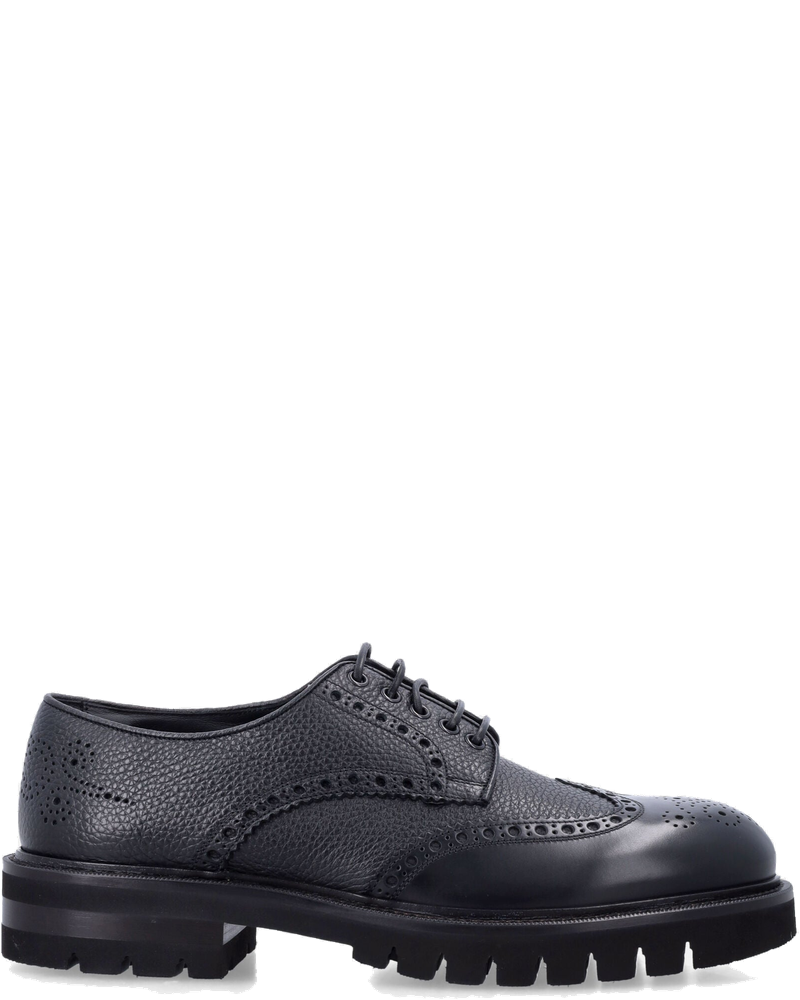 Leather Derby With Broguing Salvatore ferragamo оригінал – Купити в Україні