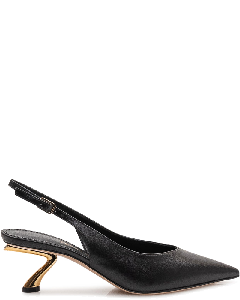 Slingback Shoe With Sculpted Heel Salvatore ferragamo – Гарантія оригінальності