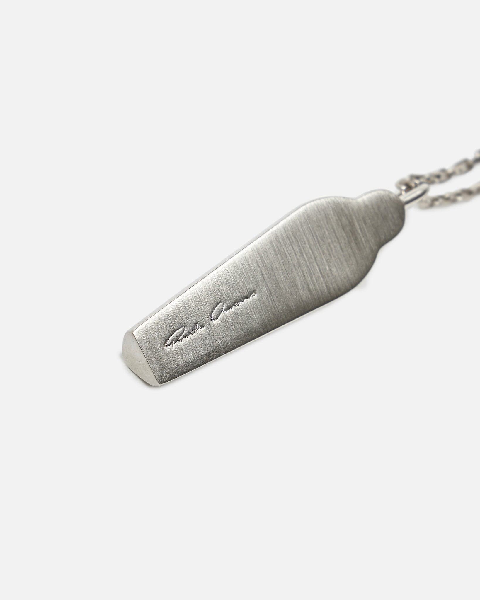 Sarcophagus Chain Charm In Palladio Rick owens оригінал – Купити в Україні – вид ззаду