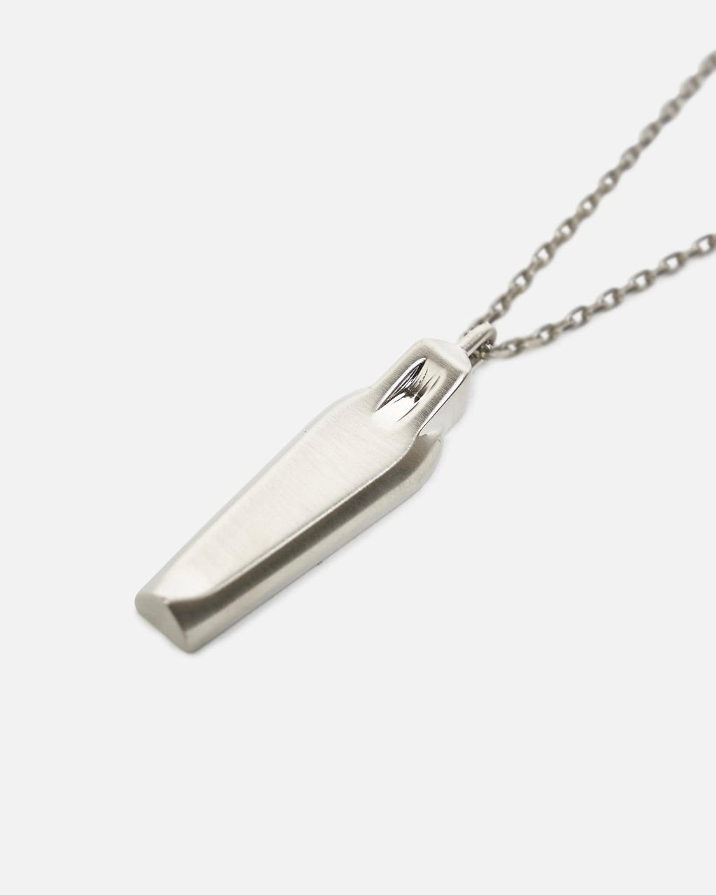 Sarcophagus Chain Charm In Palladio Rick owens оригінал – Купити в Україні – боковий вид